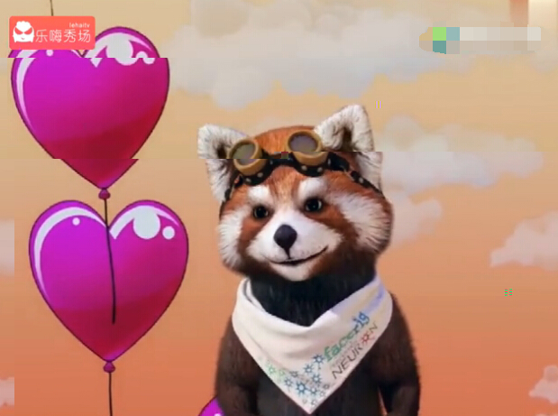 二次元主播小浣熊上线了 直播间给大家送花花1