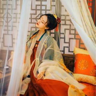 美女主播穿古装 美成一幅画1